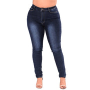 Plus Size Trendy Body Slimming High Waist Jeans