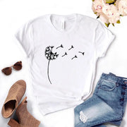 Dandelion T-Shirt | Stylish Floral Graphic Tee for Women/Men