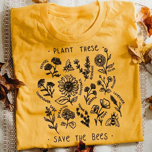 "Save The Bees" T-shirt FA3AB3004B2044629A2027ACD015A48F 20 $ T-shirt Shirts eprolo Haute Hideaways