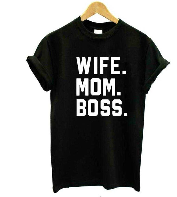 "WIFE MOM BOSS" T-Shirt ACB373145CF94ACFBBB025582859DDA0 19 $ T-shirt Shirts eprolo Haute Hideaways